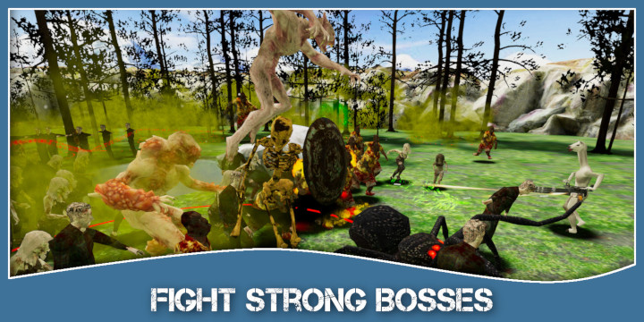 Fight strong bosses